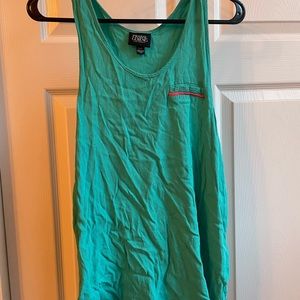 Prabal gurung green pink tank top office Large